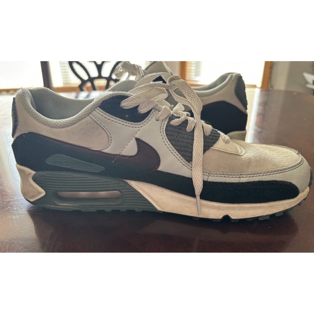 Nike Air Max 90 Mens Size 9 Burgundy Crush Vintage Green FV6059-001 Sneakers - Picture 10 of 11